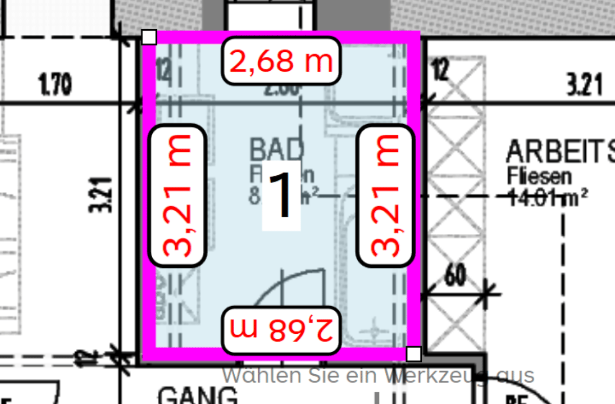 Rechteck-Werkzeug-Plan Plan Rechteckwerkzeug