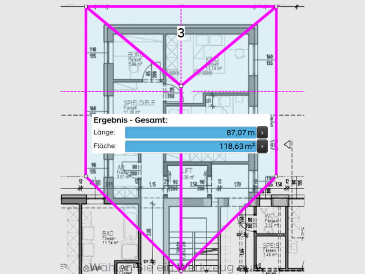 Massenermittlung Dach Aufmaß Dach